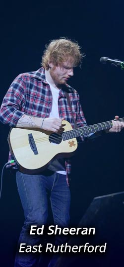 Ed Sheeran East Rutherford Tickets